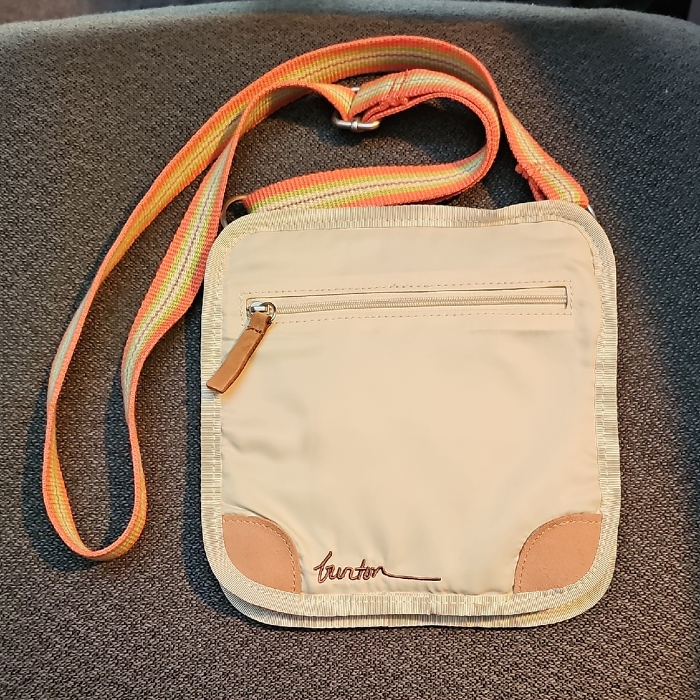 Burton Tan Crossbody Bag with Sturdy Strap